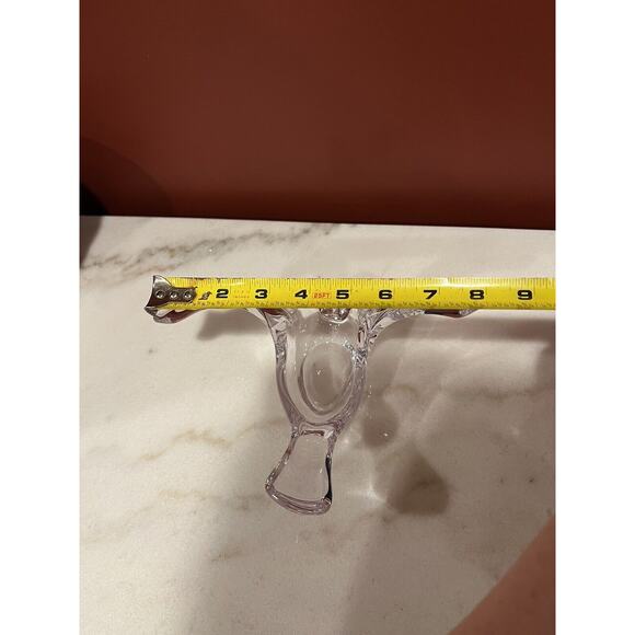 Princess House Lead Crystal Flying Bird Dove Candy Trinket Dish - Picture 7 of 8